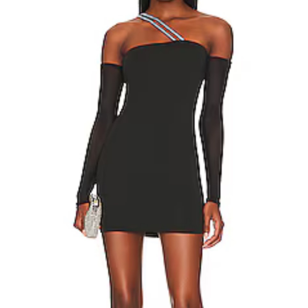 Natalie mini dress in black. Size small